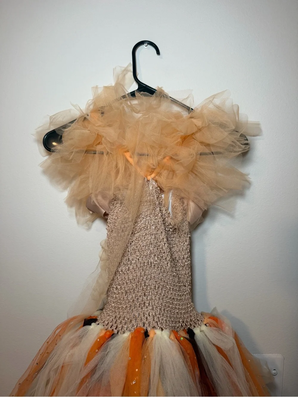 Mia Belle Girls Golden Fairy Costume Dress